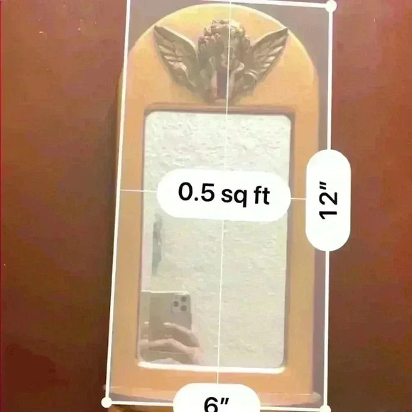 Antique gold mirror - Picture 12 of 12